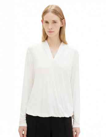 Tom Tailor - T-Shirt Crepe V-Neck Tbilisi
