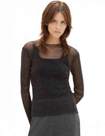 Tom Tailor - Lurex Mesh T-Shirt Tbilisi