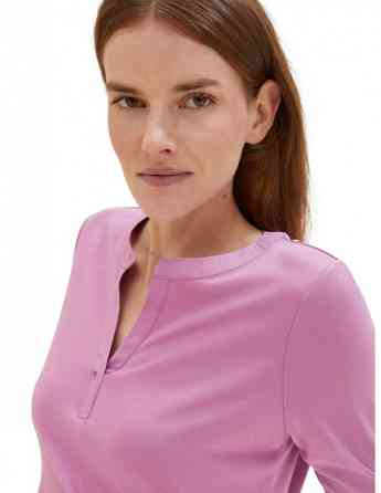 Tom Tailor - T-Shirt Henley Fabric Mix Tbilisi