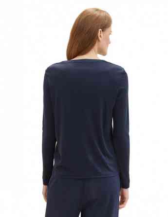 Tom Tailor - T-Shirt Henley Fabric Mix Tbilisi