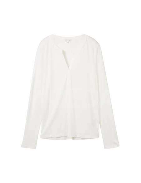 Tom Tailor - T-Shirt Henley Fabric Mix თბილისი - photo 6