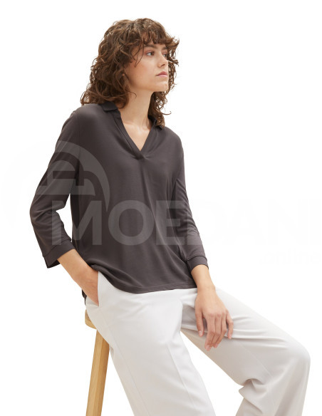 Tom Tailor - T-Shirt Fabric Mix Blouse თბილისი - photo 3