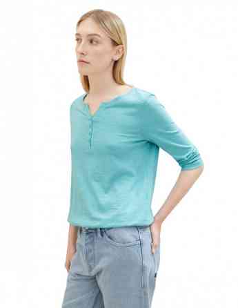 Tom Tailor - T-Shirt Basic Henley Tbilisi