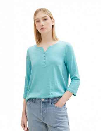 Tom Tailor - T-Shirt Basic Henley Tbilisi