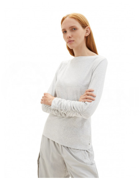 Tom Tailor - Cozy Longsleeve With Gathering Tbilisi - photo 3