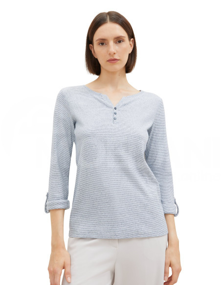 Tom Tailor - T-Shirt Stripe Henley Tbilisi - photo 1