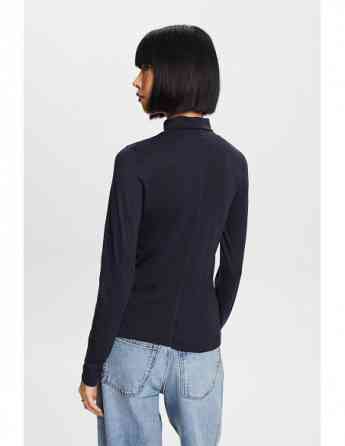 ESPRIT - Cotton-Blend Jersey Turtleneck Tbilisi