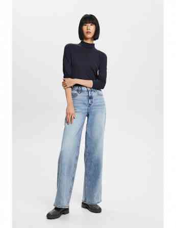 ESPRIT - Cotton-Blend Jersey Turtleneck Tbilisi