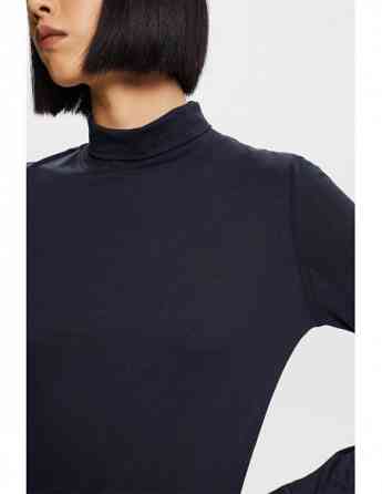ESPRIT - Cotton-Blend Jersey Turtleneck Tbilisi