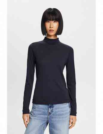 ESPRIT - Cotton-Blend Jersey Turtleneck Tbilisi
