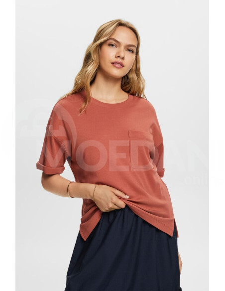 ESPRIT - Oversized t-shirt with a patch pocket Tbilisi - photo 5