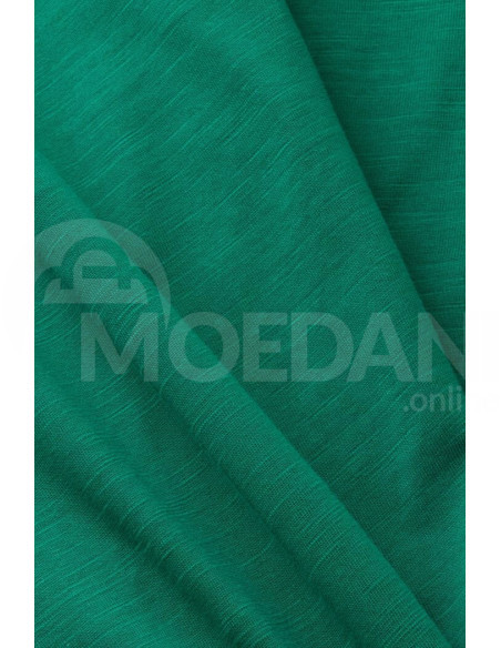 ESPRIT - V-neck T-shirt with decorative stitch, 100% cotton თბილისი - photo 6