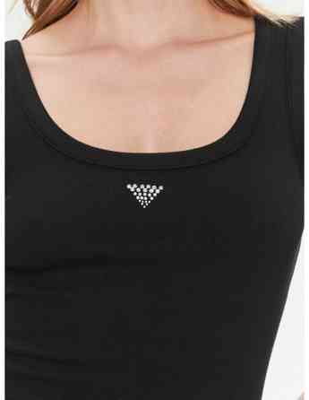 GUESS - SL TRIANGLE BLING RIB TANK Tbilisi