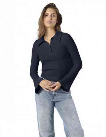 Noisy May - NMCLARA L/S POLO COLLAR TOP JRS Tbilisi