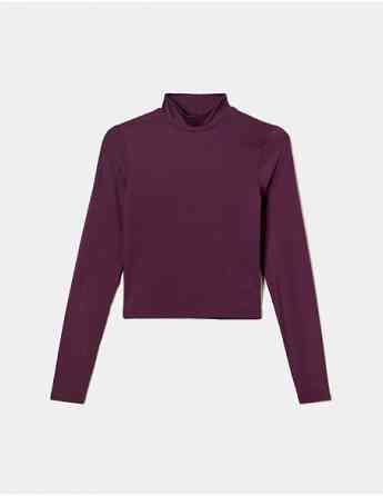 Tally Weijl - PURPLE BASIC LONG SLEEVES T-SHIRT Tbilisi