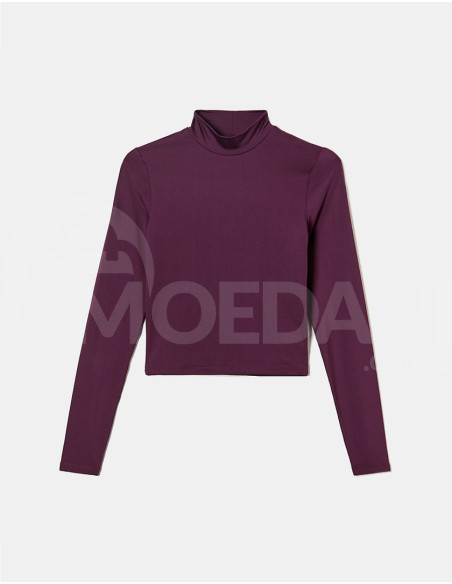 Tally Weijl - PURPLE BASIC LONG SLEEVES T-SHIRT თბილისი - photo 3