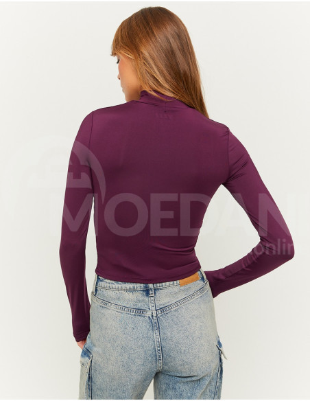 Tally Weijl - PURPLE BASIC LONG SLEEVES T-SHIRT თბილისი - photo 2