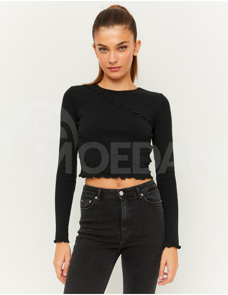 Tally Weijl - BLACK CROPPED BASIC T-SHIRT Tbilisi - photo 1
