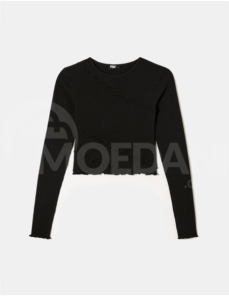 Tally Weijl - BLACK CROPPED BASIC T-SHIRT Tbilisi - photo 4