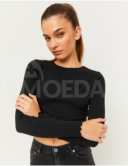 Tally Weijl - BLACK CROPPED BASIC T-SHIRT Tbilisi - photo 3