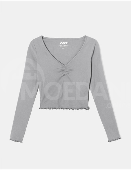 Tally Weijl - BASIC LONG SLEEVES T-SHIRT Тбилиси - изображение 4