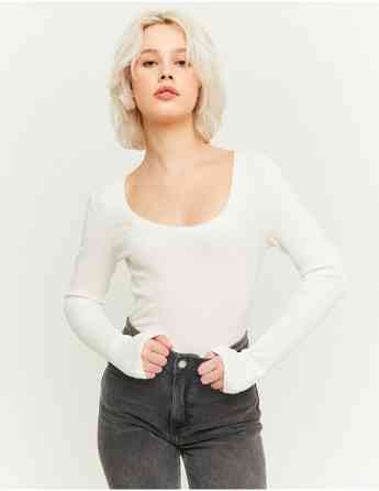 Tally Weijl - CROPPED BASIC T-SHIRT Tbilisi