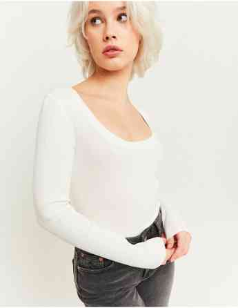 Tally Weijl - CROPPED BASIC T-SHIRT Tbilisi