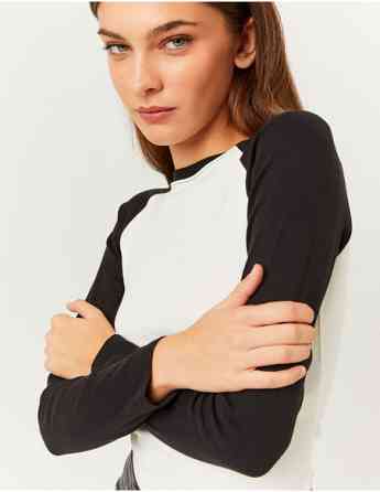 Tally Weijl - BASIC LONG SLEEVES T-SHIRT Tbilisi