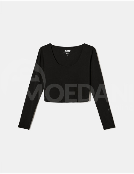 Tally Weijl - BLACK CROPPED BASIC TOP Tbilisi - photo 4