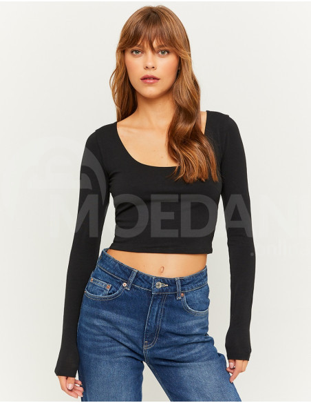 Tally Weijl - BLACK CROPPED BASIC TOP Tbilisi - photo 1