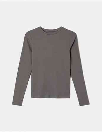 Tally Weijl - GRAY BASIC T-SHIRT Tbilisi