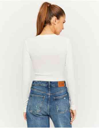 Tally Weijl - WHITE BASIC LONG SLEEVES BODYSUIT Tbilisi