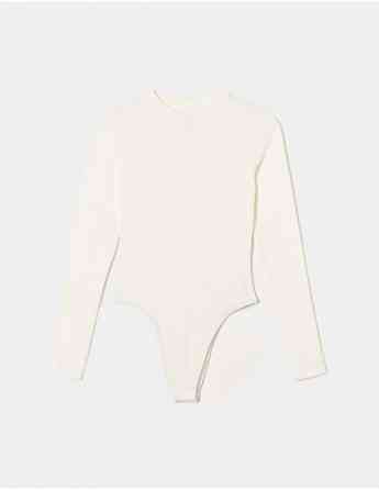 Tally Weijl - WHITE BASIC LONG SLEEVES BODYSUIT Tbilisi