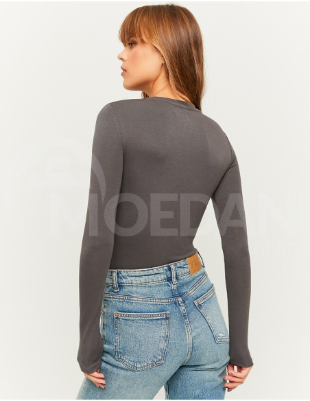 Tally Weijl - GREY BASIC LONG SLEEVES BODYSUIT Тбилиси - изображение 2