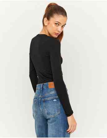 Tally Weijl - BLACK BASIC LONG SLEEVES BODYSUIT Tbilisi