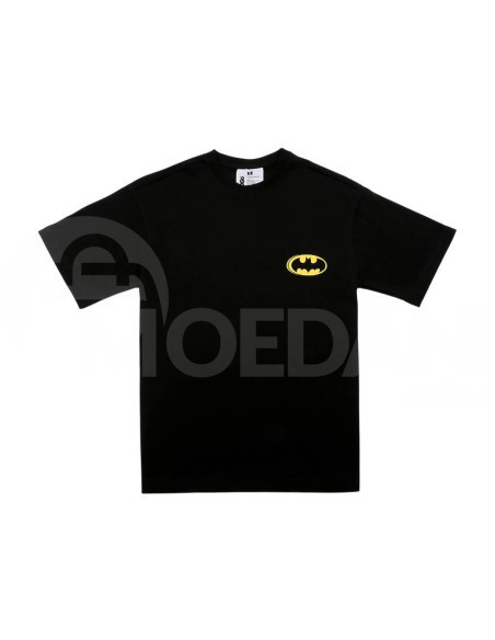 Dogo - Unisex Vegan Black T-Shirt - Warner Bros Batman Black and Yellow Design Tbilisi - photo 2