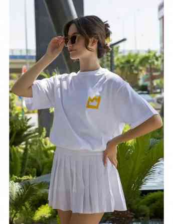 Dogo - Unisex Vegan White T-Shirt - No More Drama Design Tbilisi