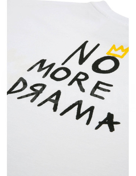 Dogo - Unisex Vegan White T-Shirt - No More Drama Design Тбилиси - изображение 5