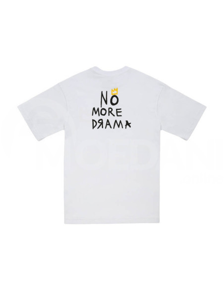 Dogo - Unisex Vegan White T-Shirt - No More Drama Design Тбилиси - изображение 3