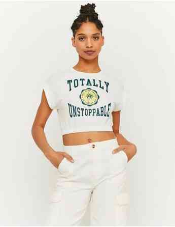 Tally Weijl - PRINTED CROPPED T-SHIRT თბილისი