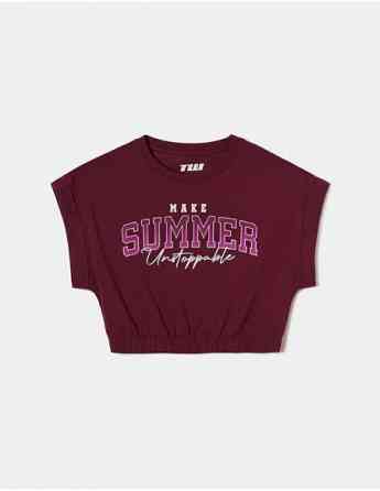 Tally Weijl - PRINTED CROPPED T-SHIRT თბილისი