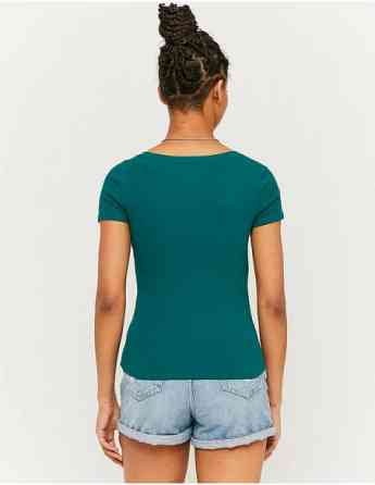 Tally Weijl - GREEN BASIC T-SHIRT თბილისი