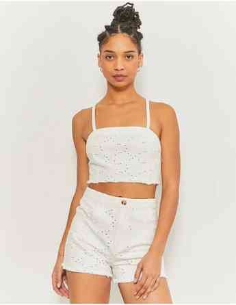 Tally Weijl - EMBROIDERED DENIM TOP თბილისი