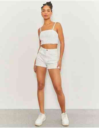 Tally Weijl - EMBROIDERED DENIM TOP თბილისი