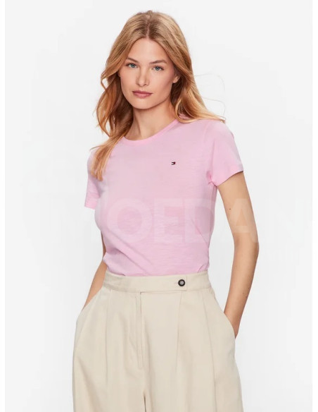 Tommy Hilfiger - 1985 SLIM SLUB C-NK SS Тбилиси - изображение 1