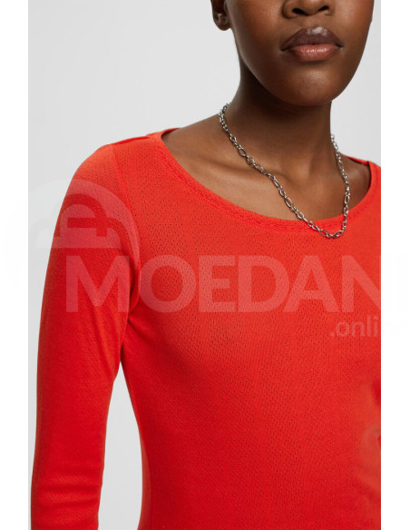 ESPRIT - Pointelle long-sleeved top Тбилиси - изображение 6