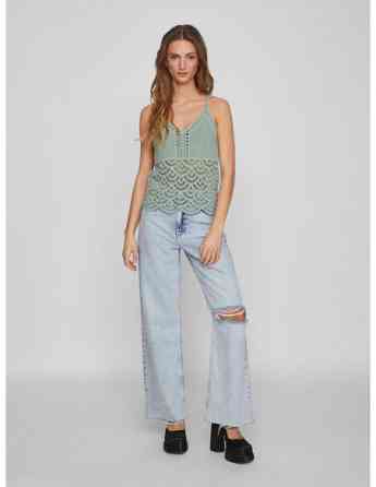 VILA - VIAADA V-NECK S/L TOP თბილისი