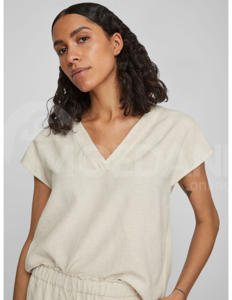 VILA - VIPRISILLA V-NECK S/S TOP - NOOS Тбилиси - изображение 5