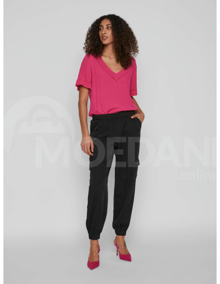 VILA - VIMESA DETAIL V-NECK S/S TOP/SU - NOOS თბილისი - photo 4