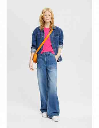 ESPRIT - Cotton t-shirt with dolphin print თბილისი